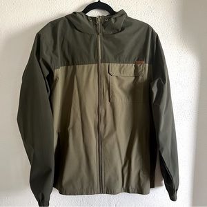 Voyager Green Windbreaker Jacket